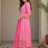 Elegant portrait in soft pink tones Blush Royale Embroidered Dress
