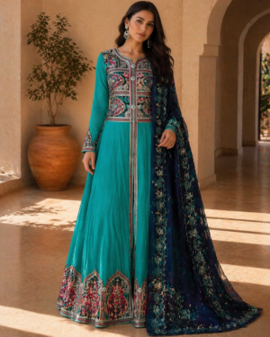 “Aegean Breeze – Mediterranean Maxi Dress”