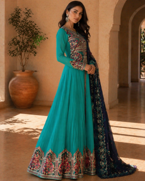 “Aegean Breeze – Mediterranean Maxi Dress”