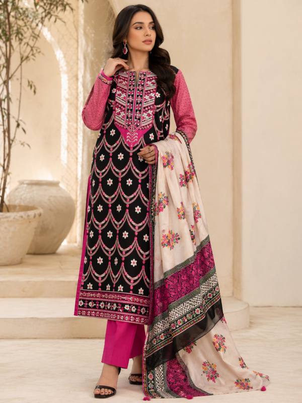 Elegant South Asian fashion in serene setting Noor-e-Rani Festive Set