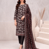 black dress 1 (1) Noir Blossom – Eid Edit (3- Piece Unstitched Suit)