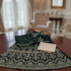 “Zehra – Chiffon Frock with Mehsuri Plazo” (Semi - Stitched)