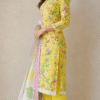sunlit blossom2 (1) Sunlit Blossom Lawn Suit (Unstitched)