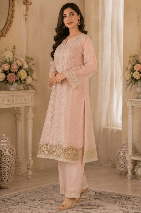 ChatGPT Image Jul 11, 2026, 08_40_10 PM (1) Blush Aura Organza Set (Unstitched)