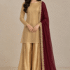 Mehroze — Gold & Maroon Gota Ensemble