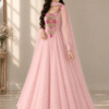 Gulnar Embroidered Net Maxi