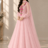 Gulnar Embroidered Net Maxi